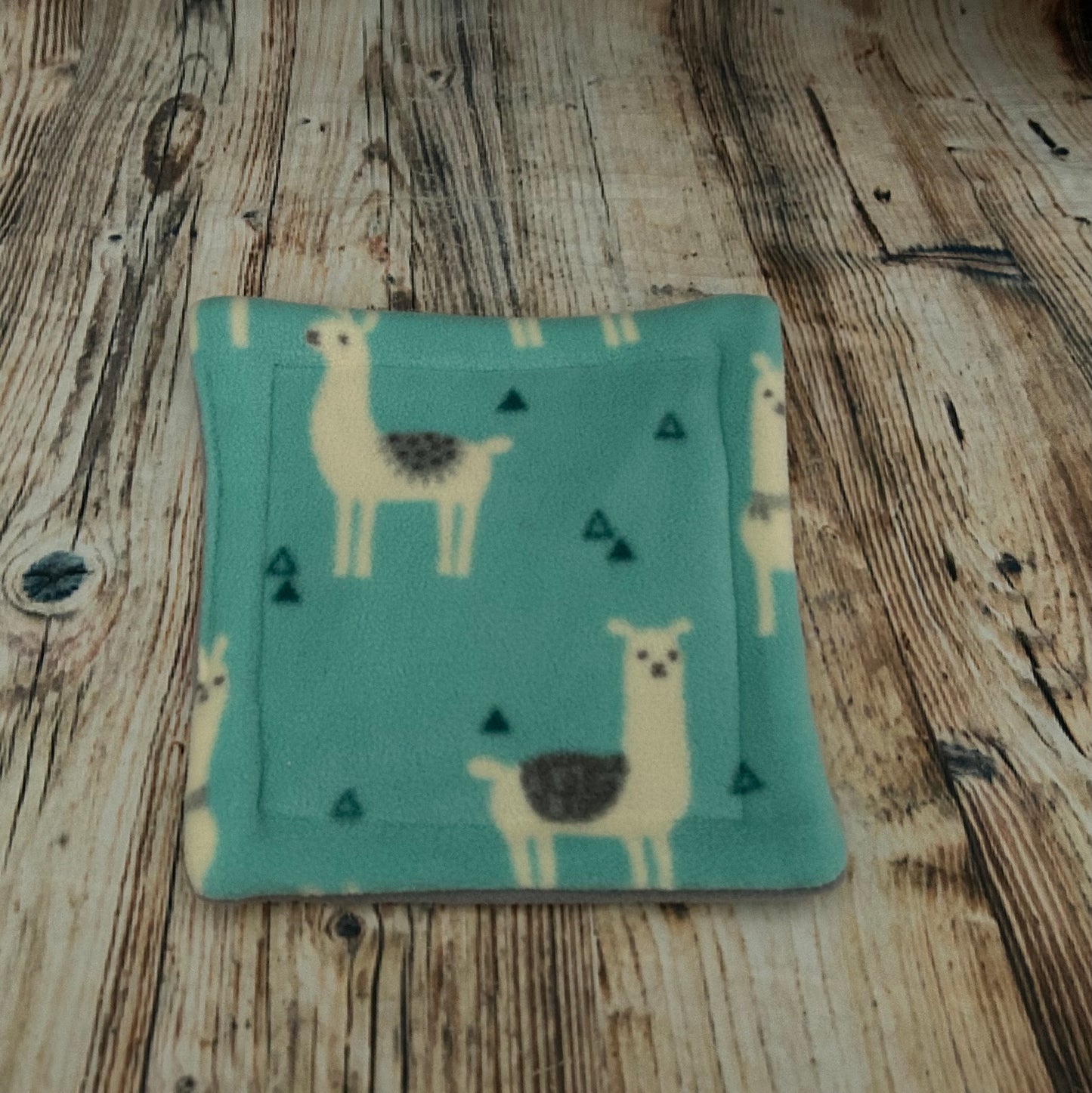 Mint Llama Fleece Cage Pad