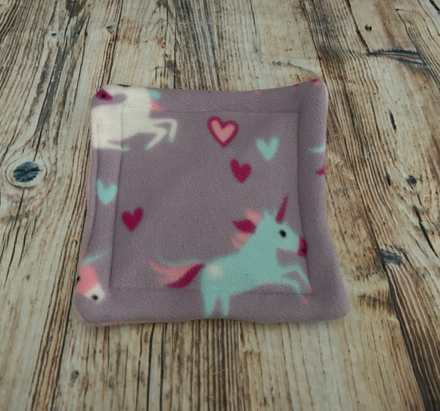 Lilac Unicorns Fleece Cage Pad