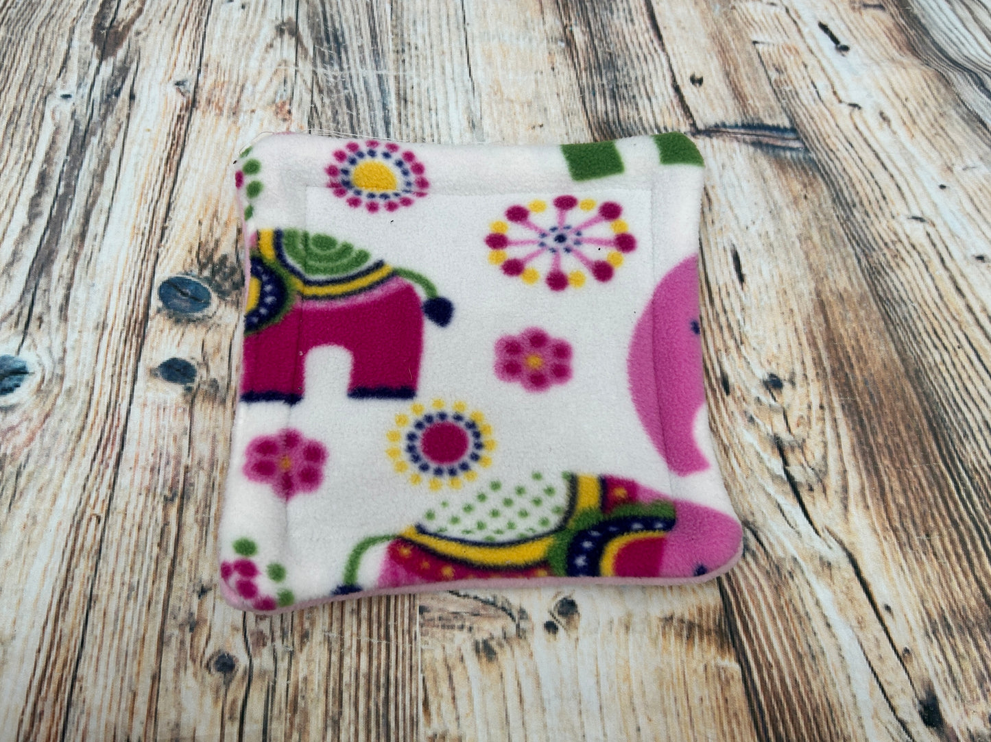 Tribal Elephants Fleece Cage Pad