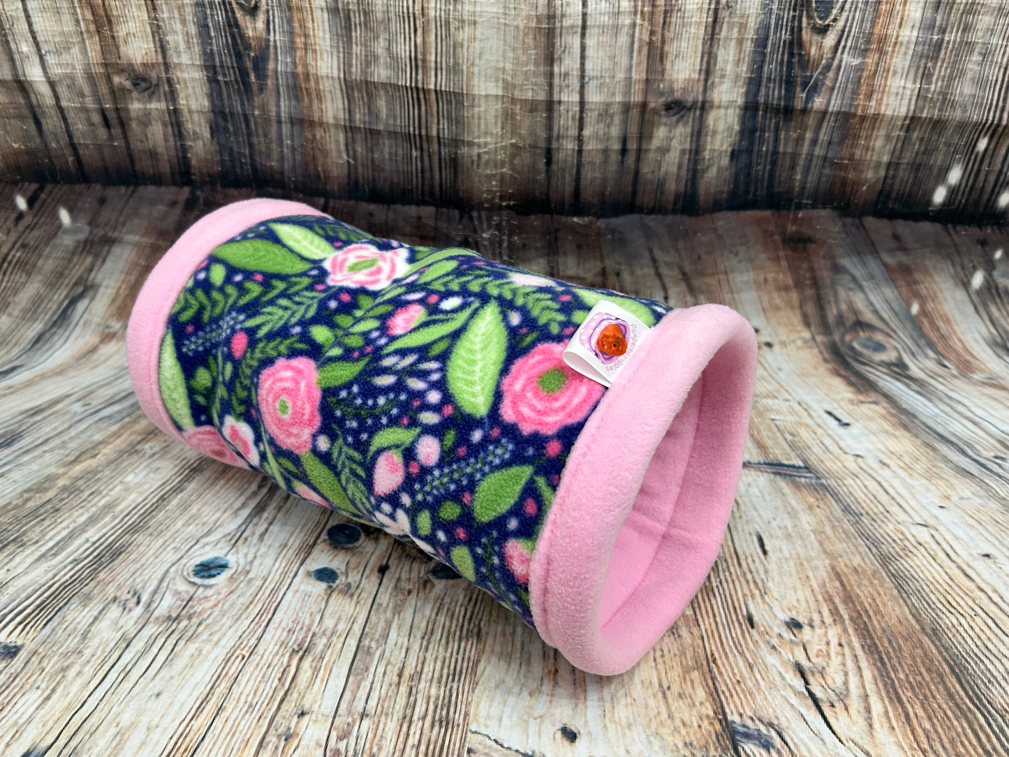 Enchanted Garden Fleece Cosy Tunnel / Baby Pink
