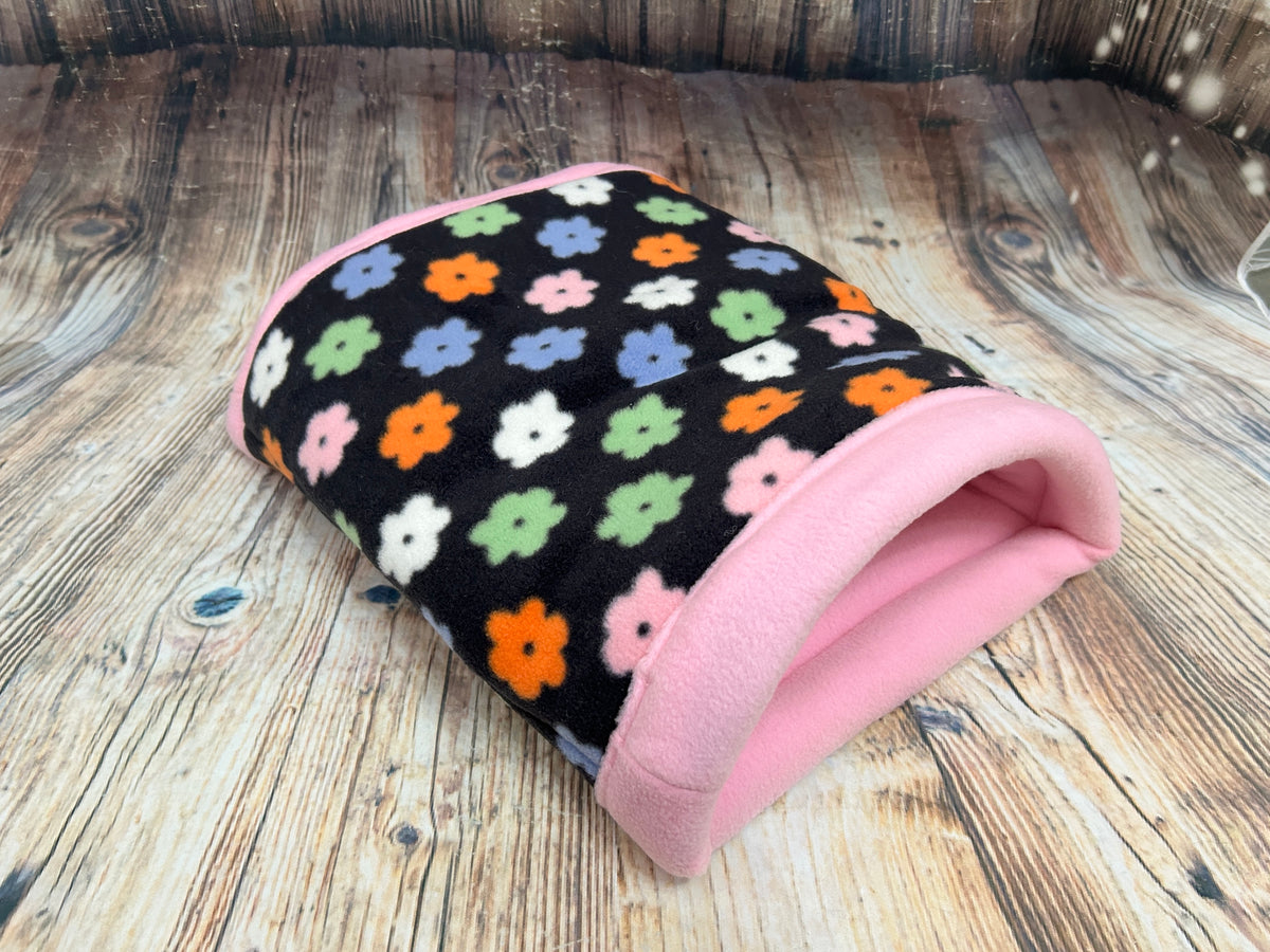 Hippy Flowers Fleece Open Ended Sleeping Bag