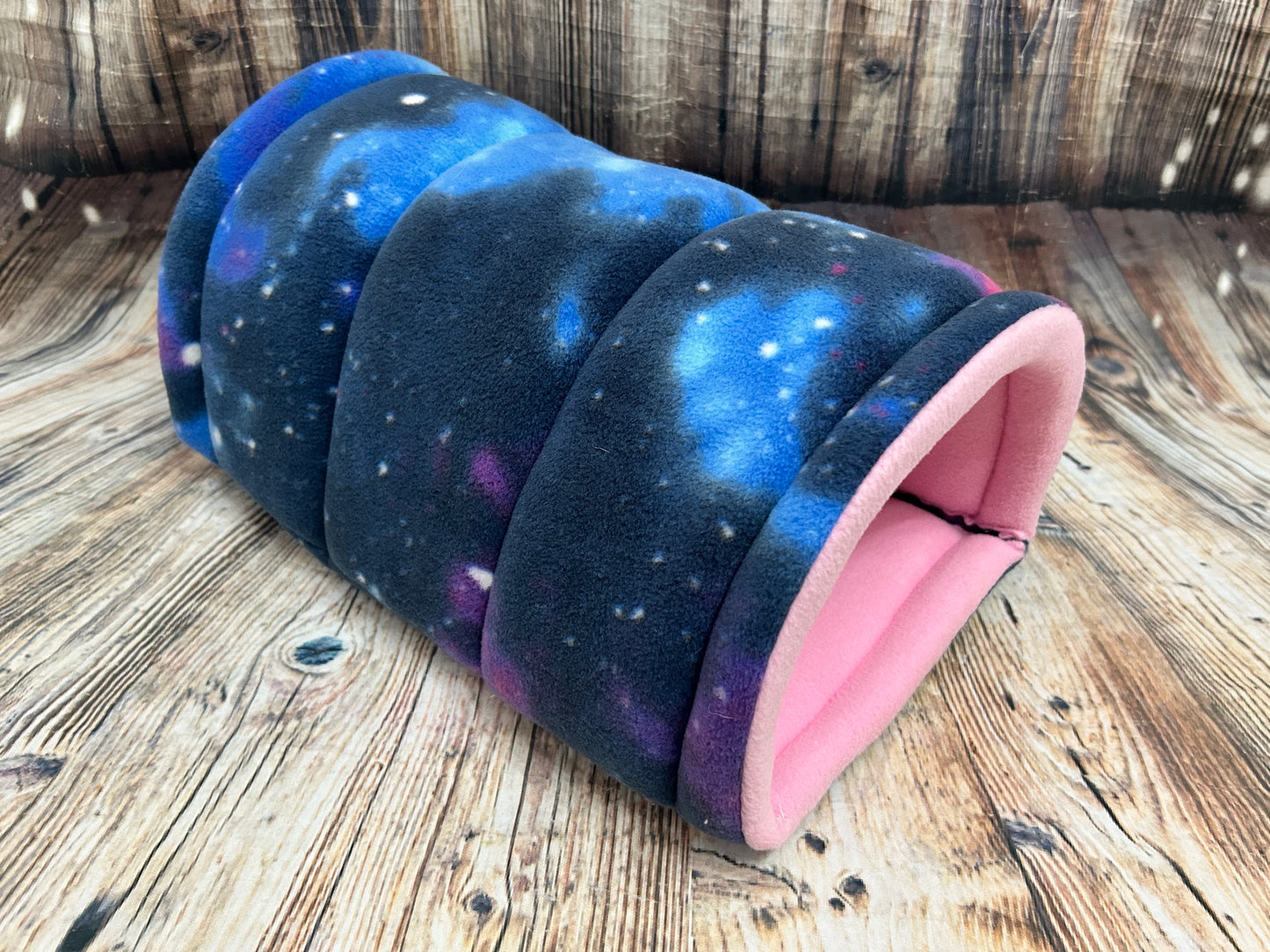 Galaxy Fleece Zoomies Tunnel / Baby Pink