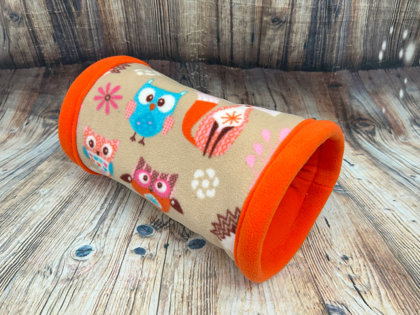 Stone Woodlands Fleece Cosy Tunnel / Orange