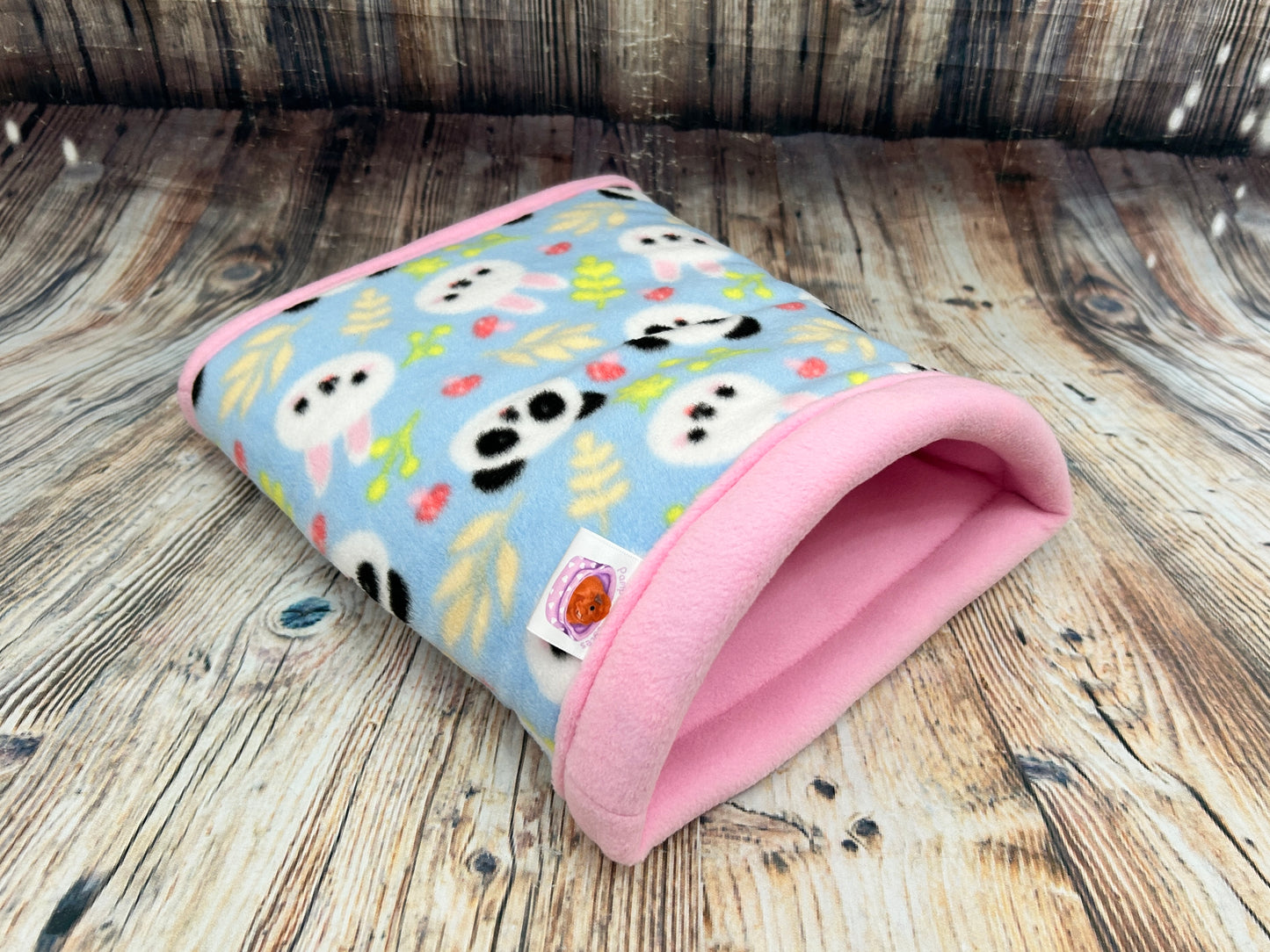 Panda & Rabbits Fleece Open Ended Sleeping Bag