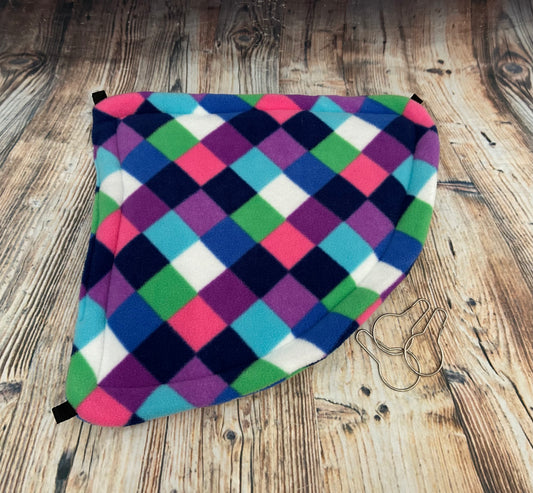 Diamond Fleece Reversible Quilted Corner Hammock With Fixings