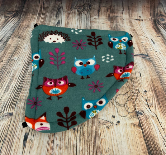 Sage Woodlands Fleece Reversible Quilted Corner Hammock With Fixings