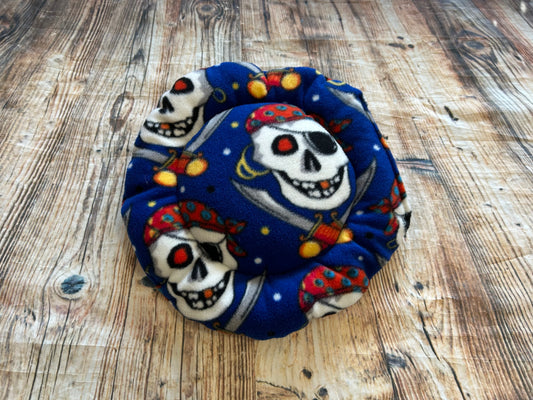 Pirates Round Soft Fleece Cushion Bed