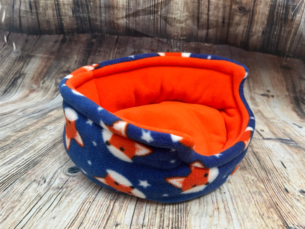 Navy Fox Fleece Cuddle Cup
