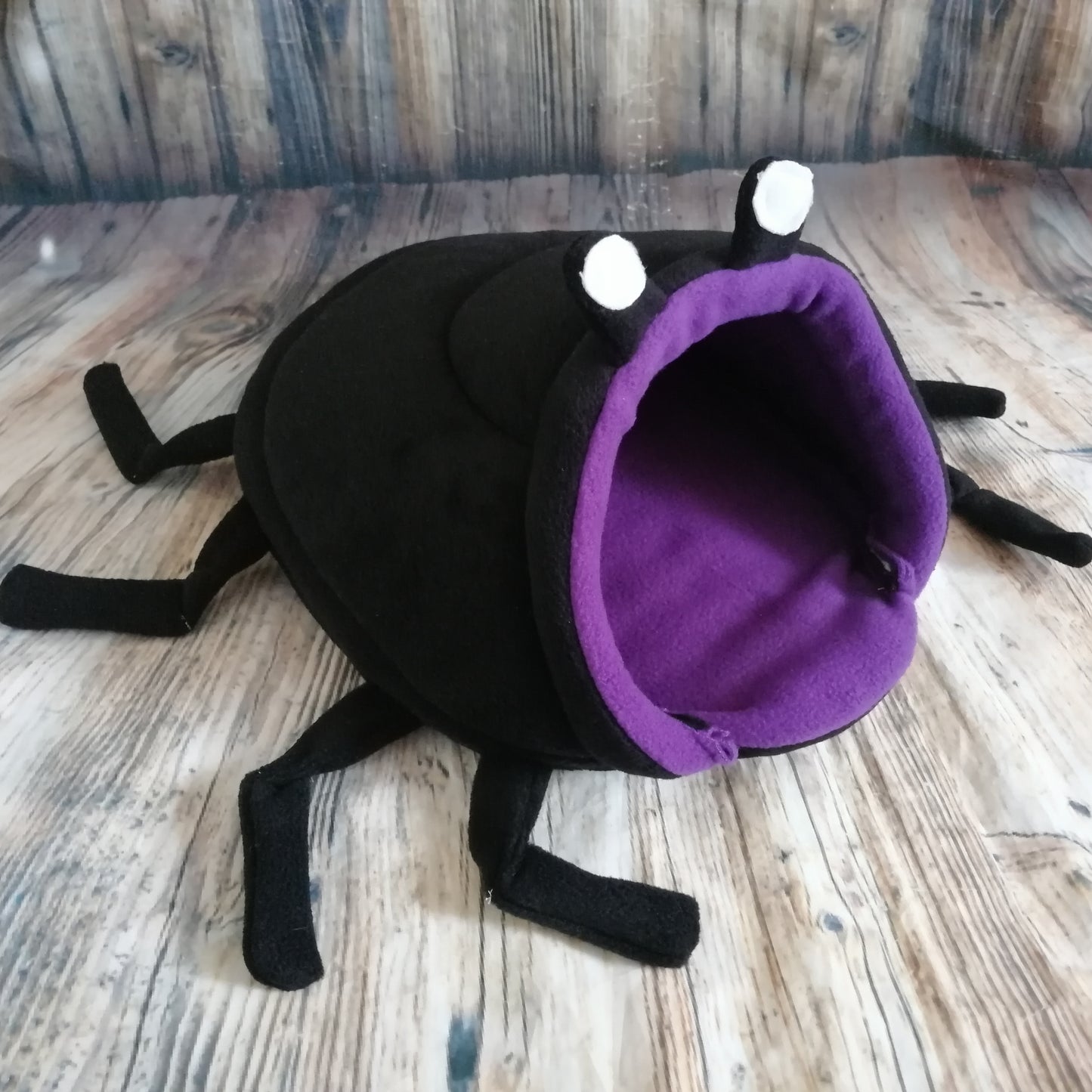 MADE TO ORDER Halloween Guinea Pig Fleece Spider Bed