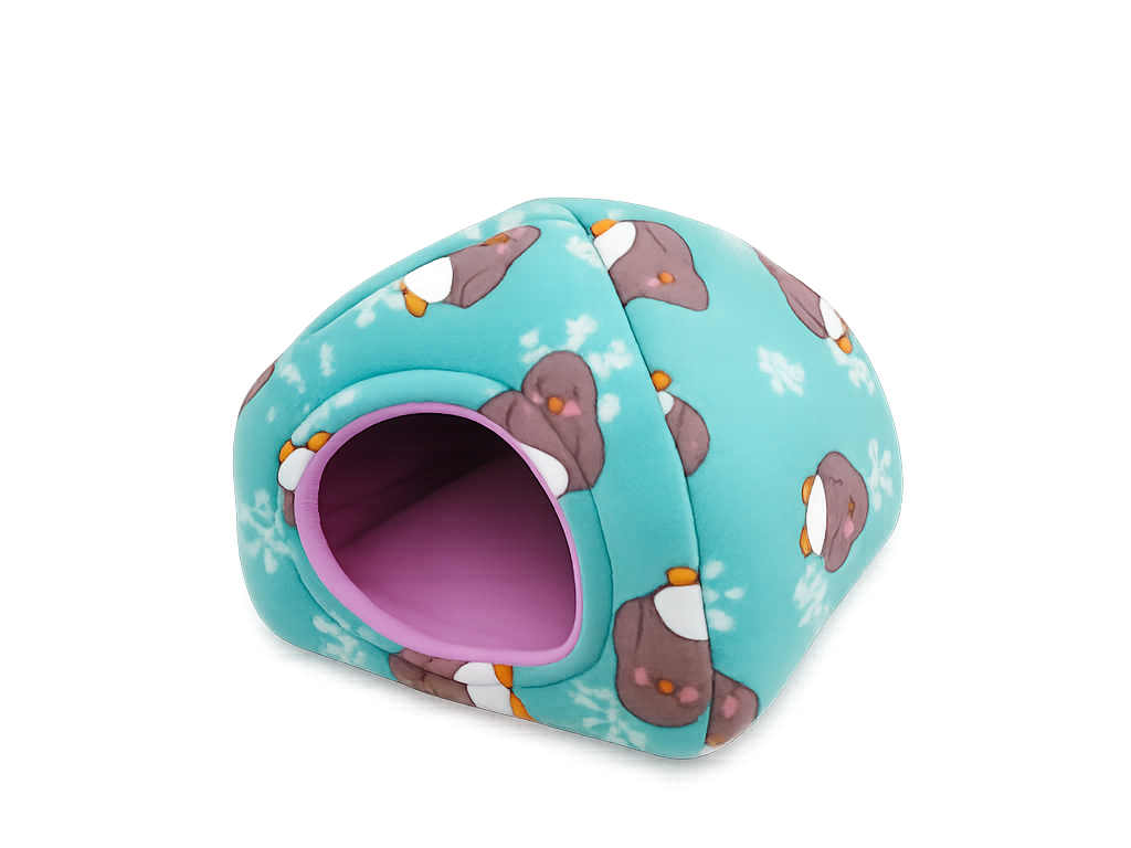Guinea pig fleece bed pyramid