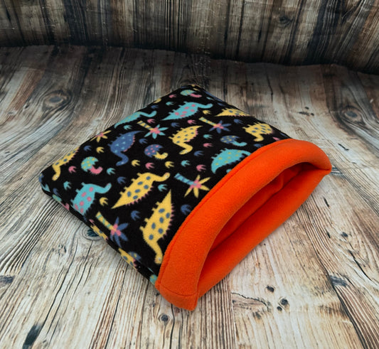 SALE Tropical Dinos Fleece Piggie Sack