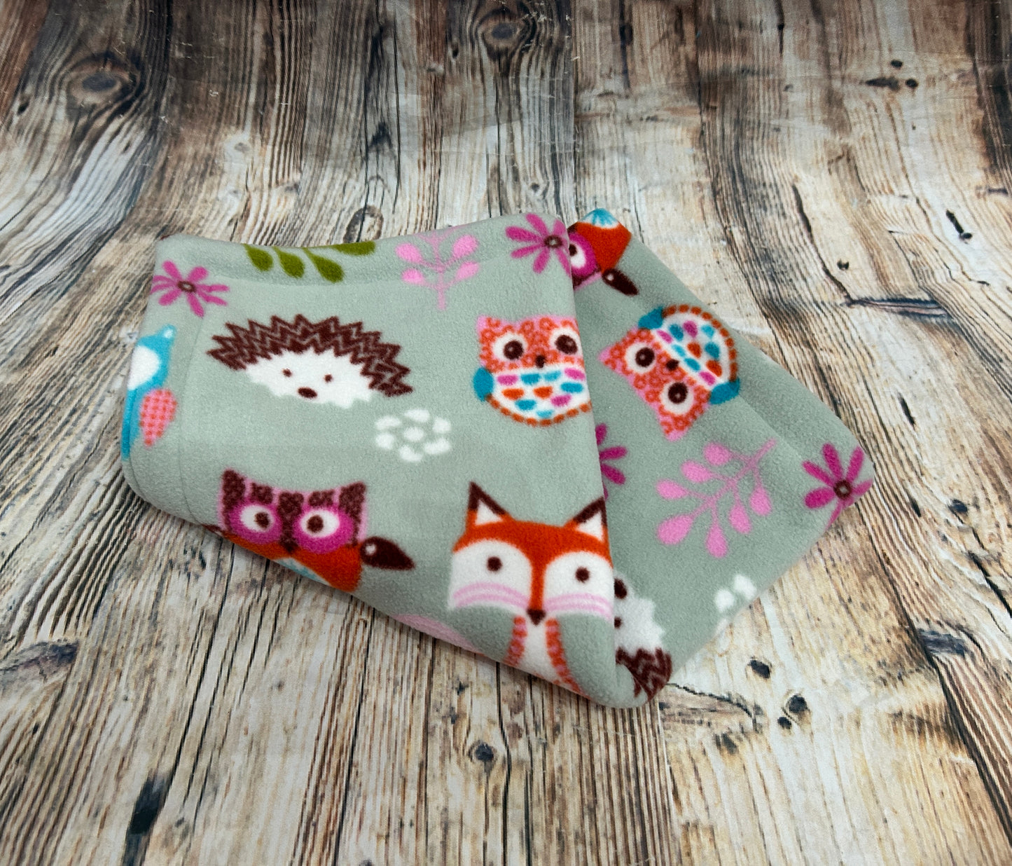 Sage Woodlands Fleece Piggie Blanket