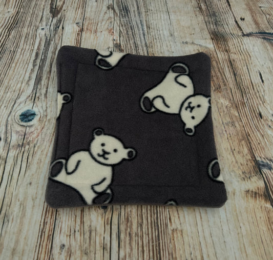 Grey Bear Fleece Cage Pad