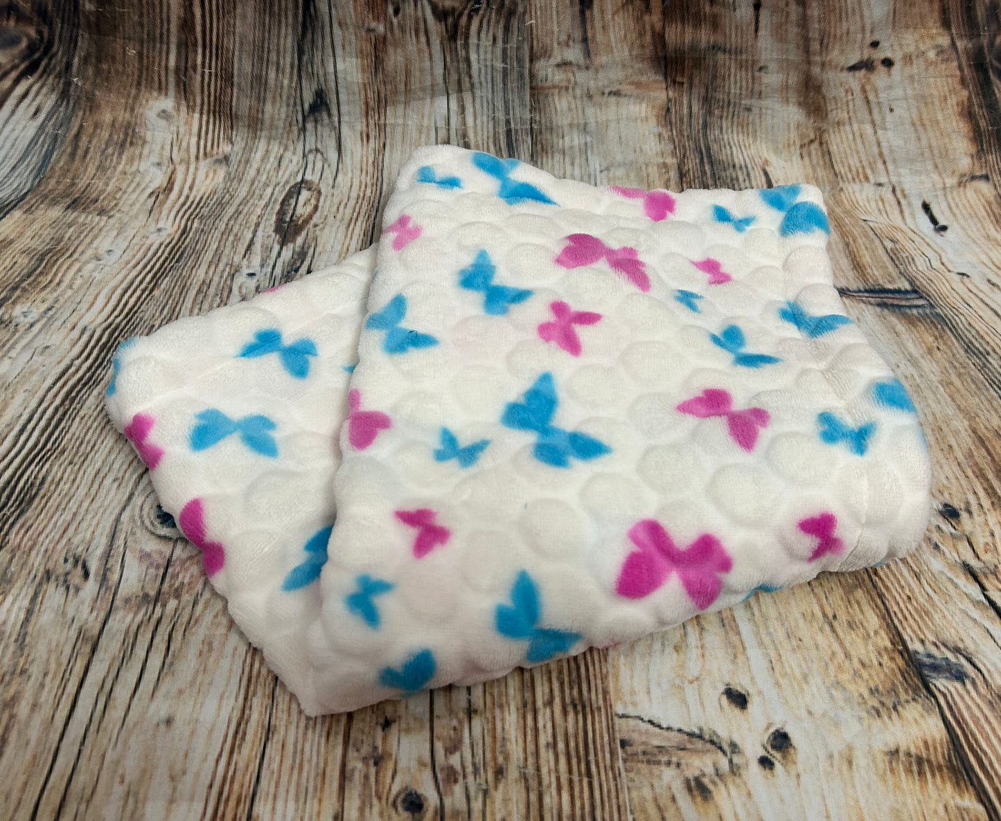 Super soft Butterflies Fleece Piggie Blanket