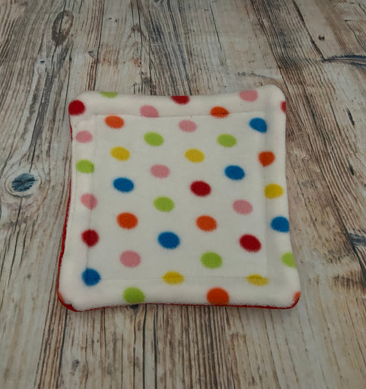 White Spots Fleece Cage Pad