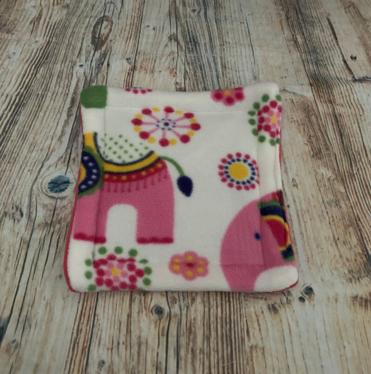 Tribal Elephants Fleece Cage Pad