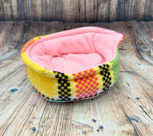 SALE Multi Tartan Fleece Cuddle Cup