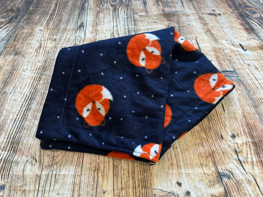 Original Navy Foxes Fleece Piggie Blanket