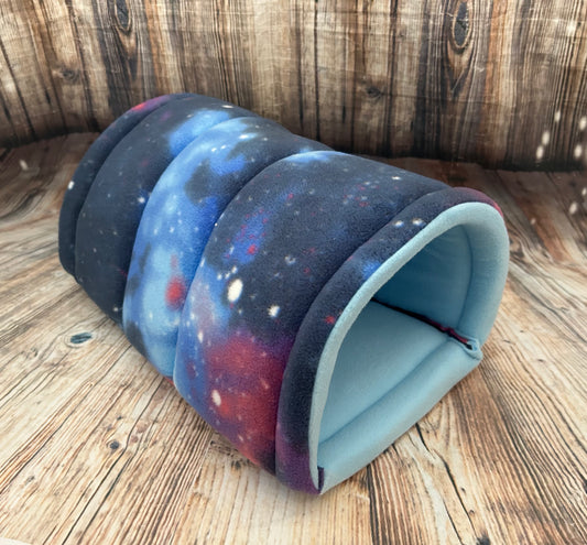 Galaxy Fleece Zoomies Tunnel / Baby Blue