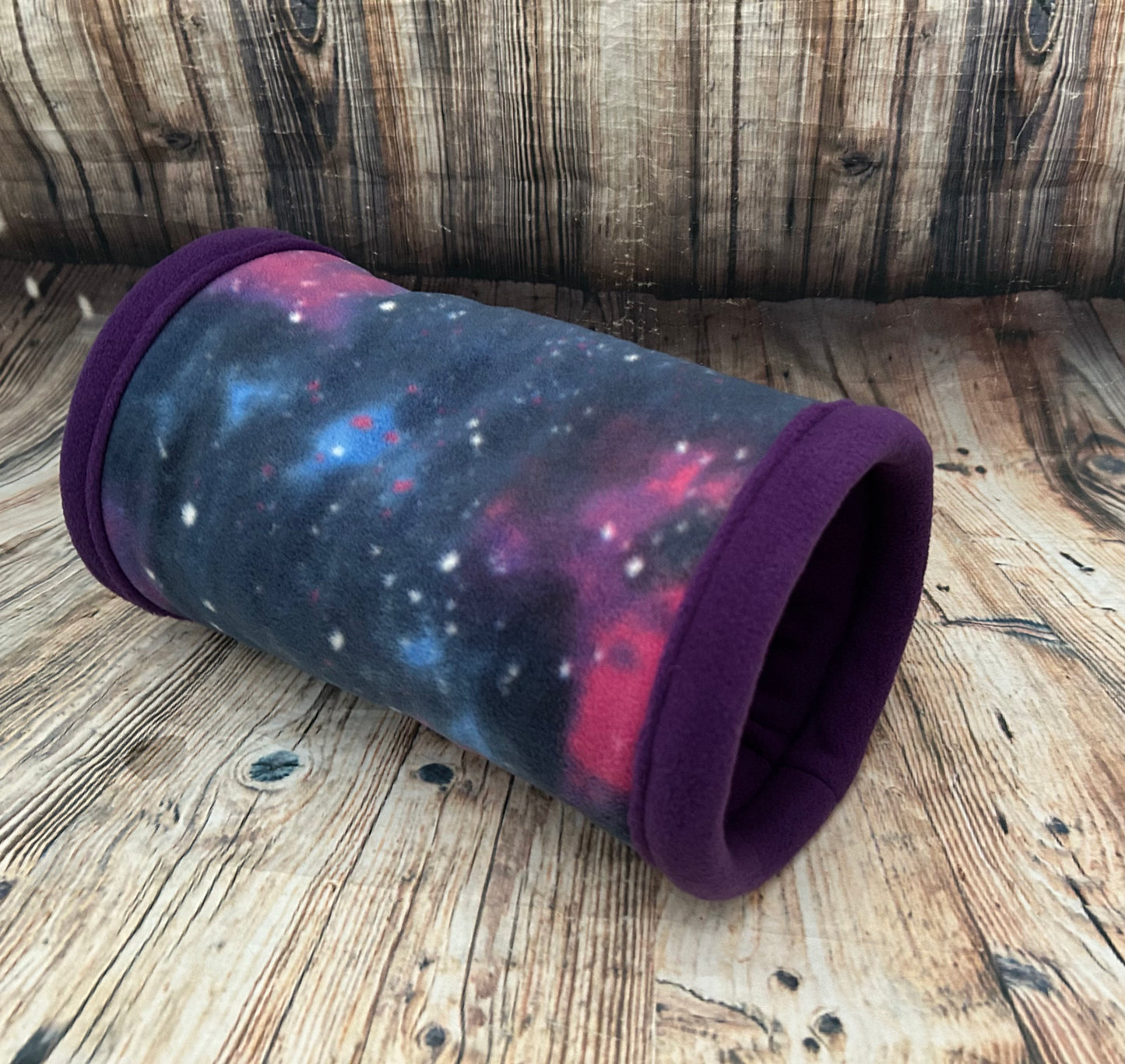 Galaxy Fleece Cosy Tunnel / Purple