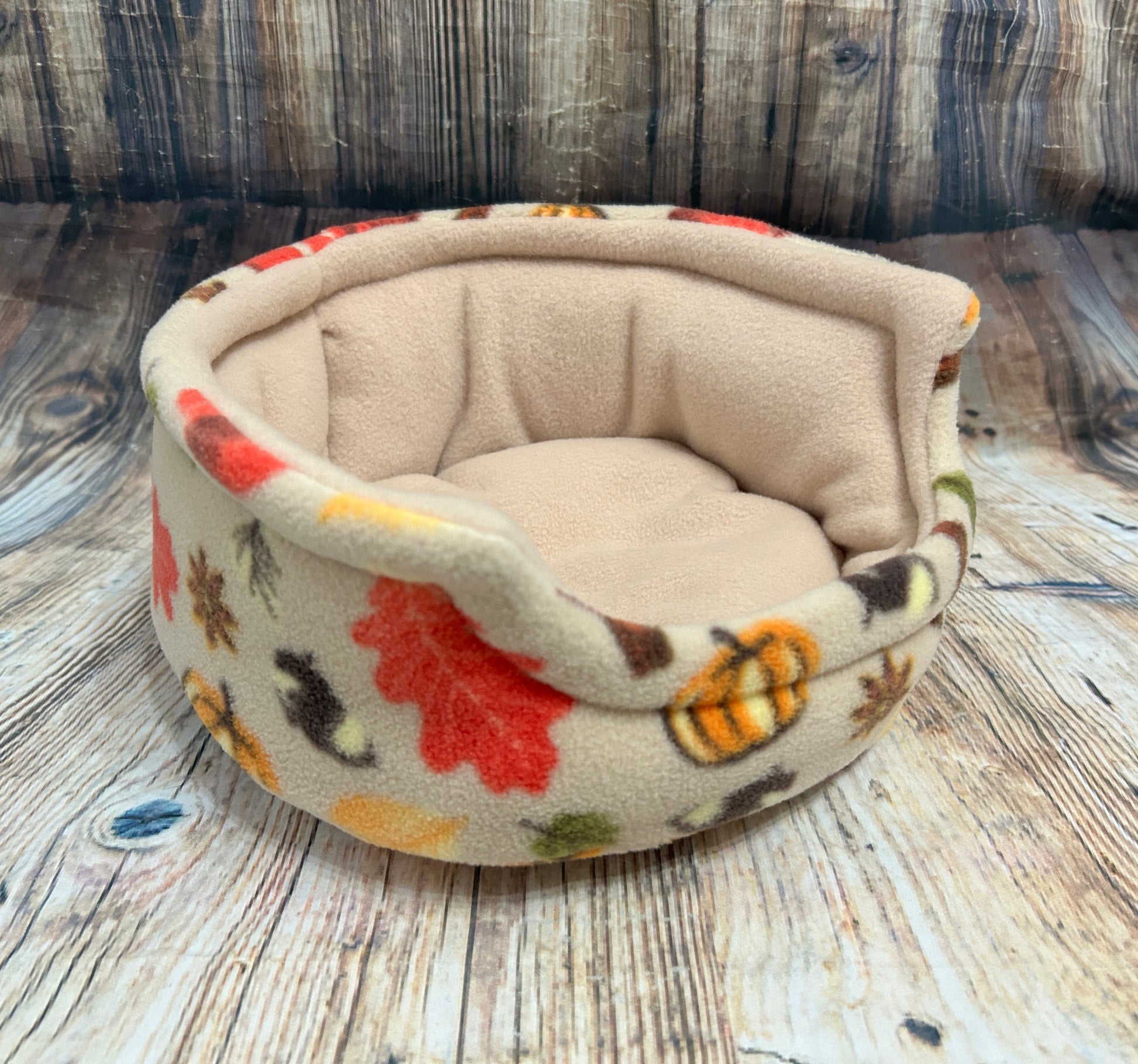 Autumn Pumpkins Fleece Cuddle Cup - Pampered Piggies Boutique