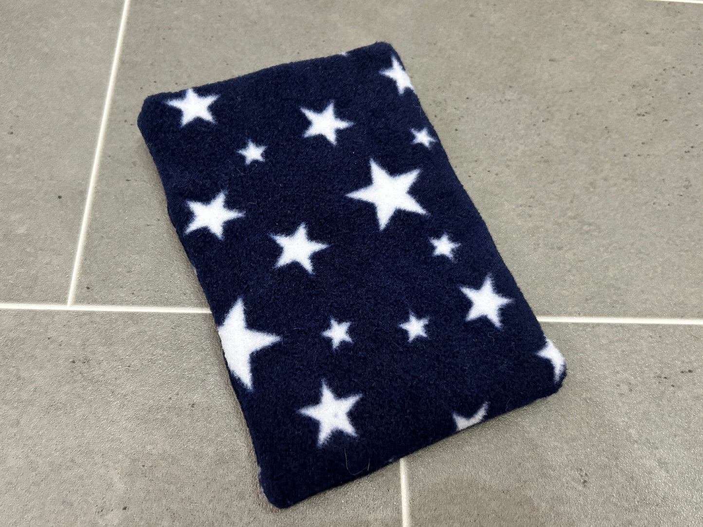Navy Stars Guinea Pig Ice / Freezer Block With Cover