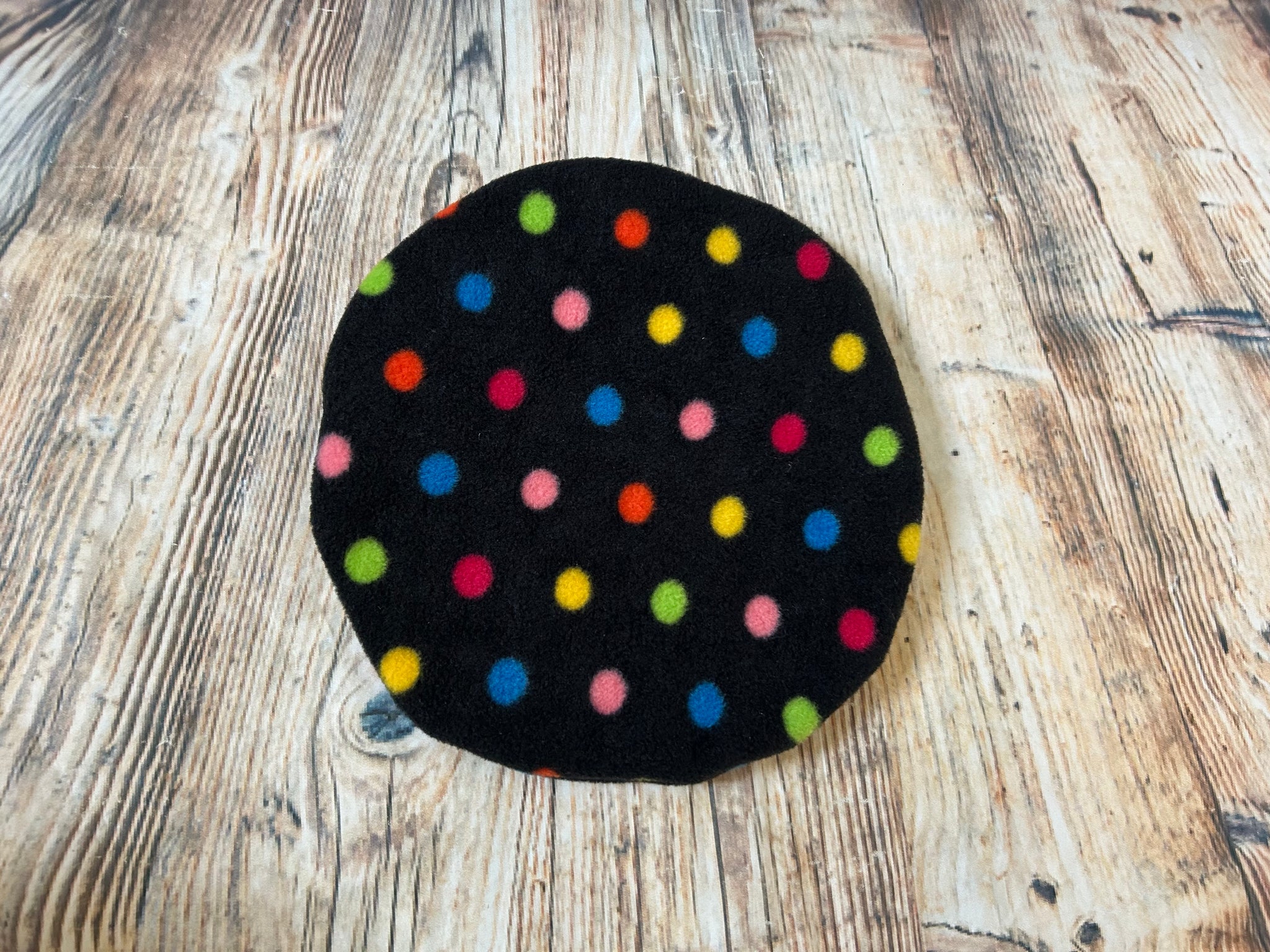 Black Mini Spots Fleece Heat Pad Cover (snugglesafe)