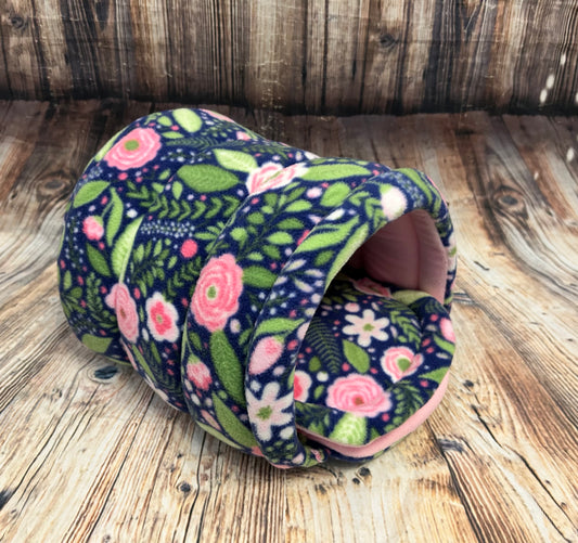 Enchanted Garden Fleece Piggie Den / Baby Pink + Pad