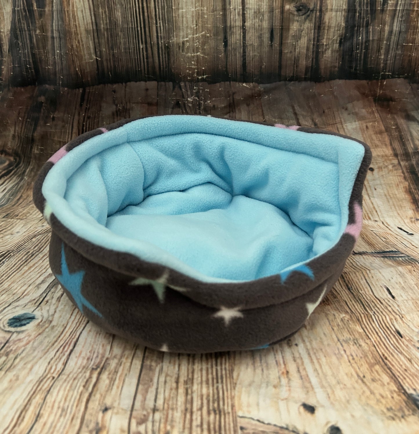 Grey Multi Stars Fleece Cuddle Cup