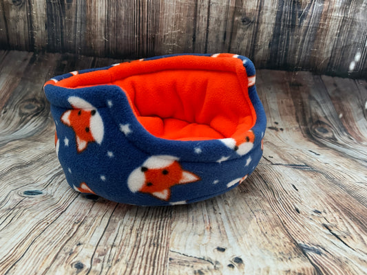 Navy Fox Fleece Cuddle Cup