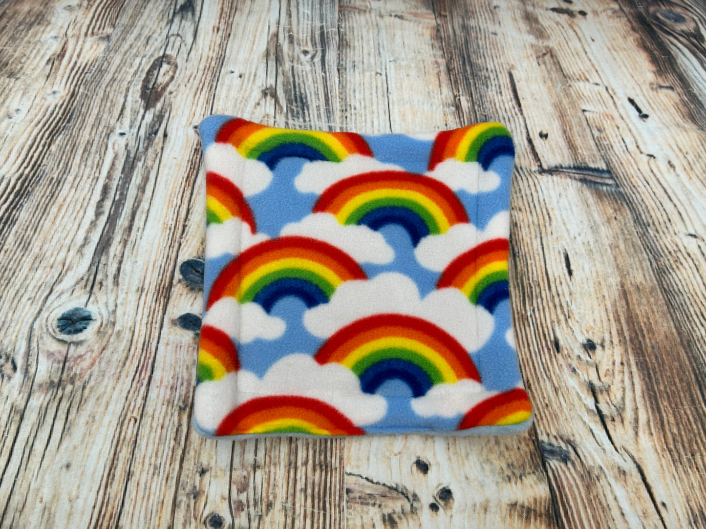 Bright Rainbows Fleece Cage Pad