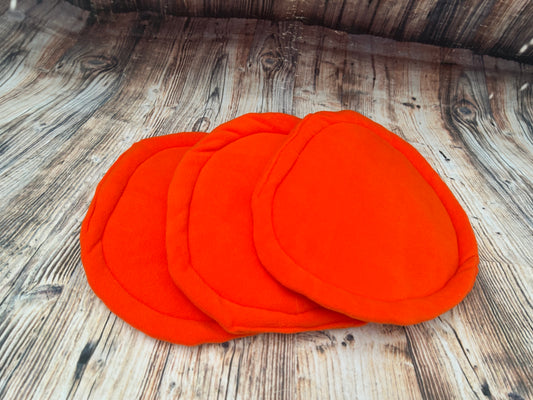 SALE Orange round pads x 3
