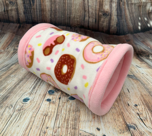 Donut Fleece Cosy Tunnel / Pink