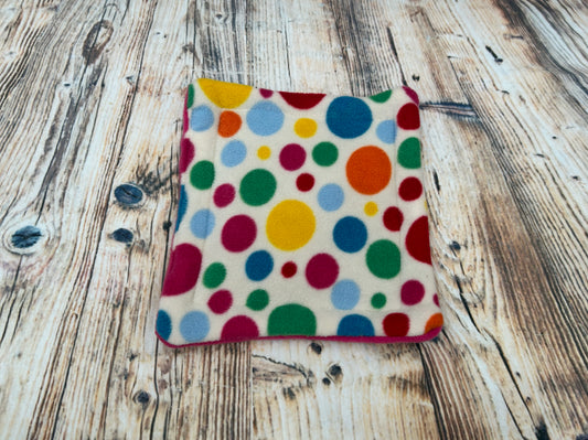 Ivory Multi Spots Fleece Cage Pad