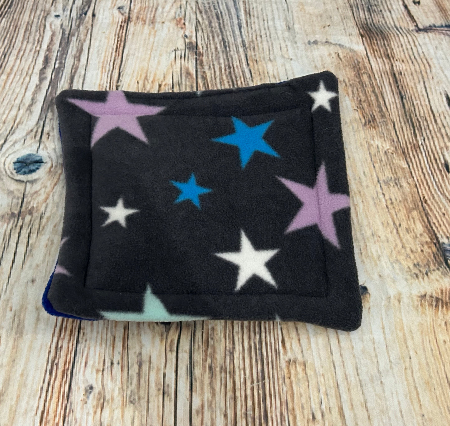 Grey Multi Stars Fleece Cage Pad