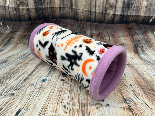 Halloween Spooky Fleece Cosy Tunnel / Lilac