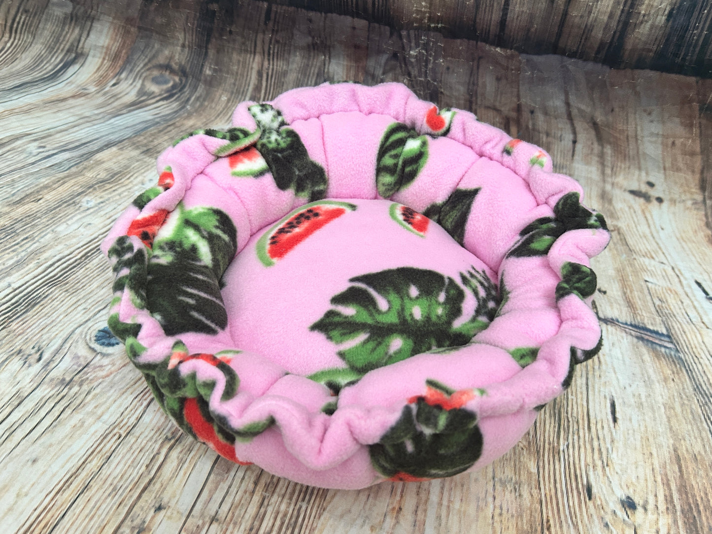 Guinea Pig Donut Bed “Watermelon” Nest Bed