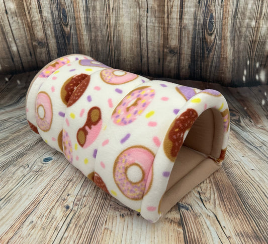 Donut Fleece Zoomies Tunnel / Stone