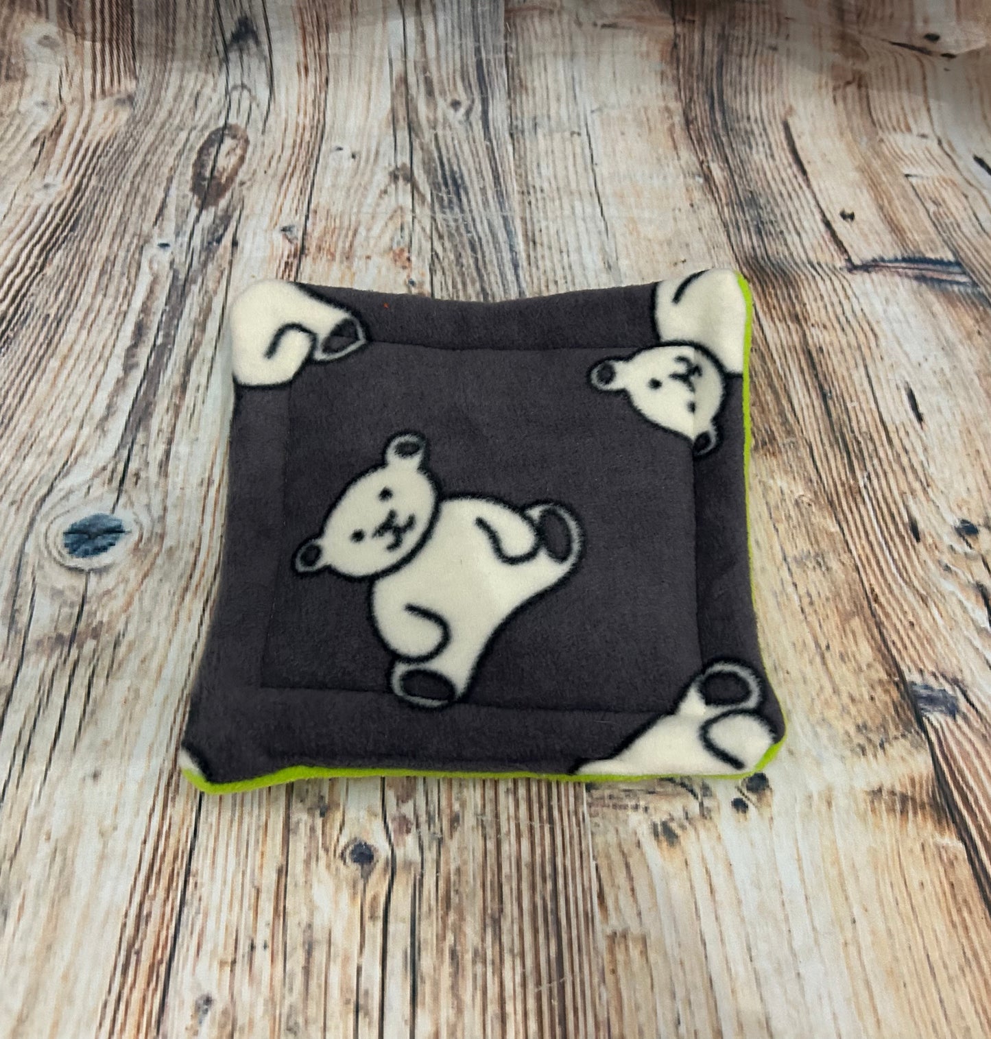 Dark Grey Teddy Fleece Cage Pad