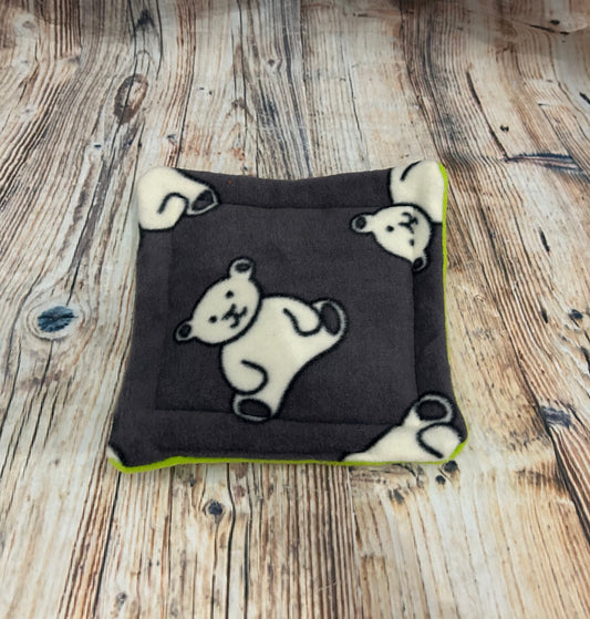 Dark Grey Teddy Fleece Cage Pad