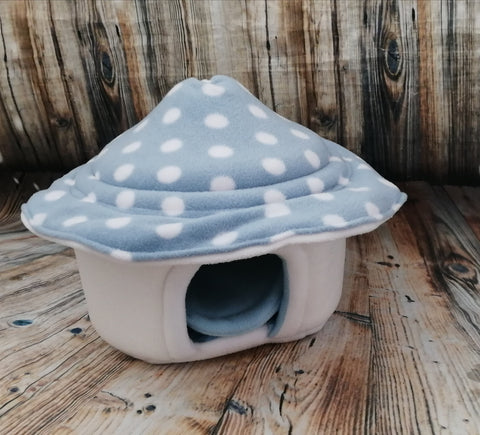Blue Toadstool House *MADE TO ORDER* + Pad