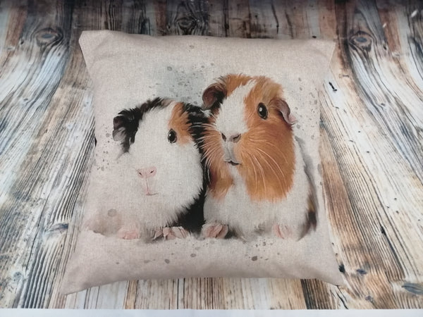 Guinea Pig Print Cushion Cover (includes inner cushion)